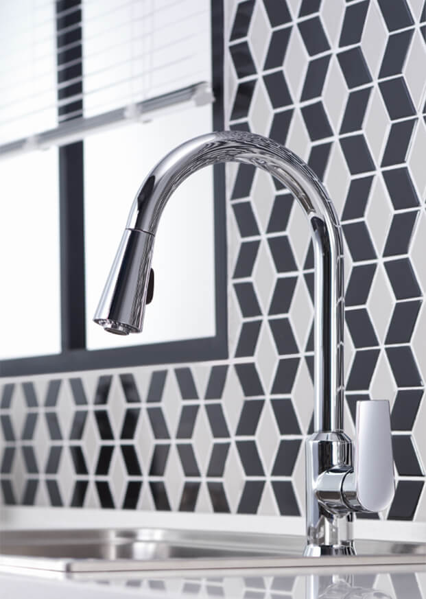 韬立下抽拉厨房龙头